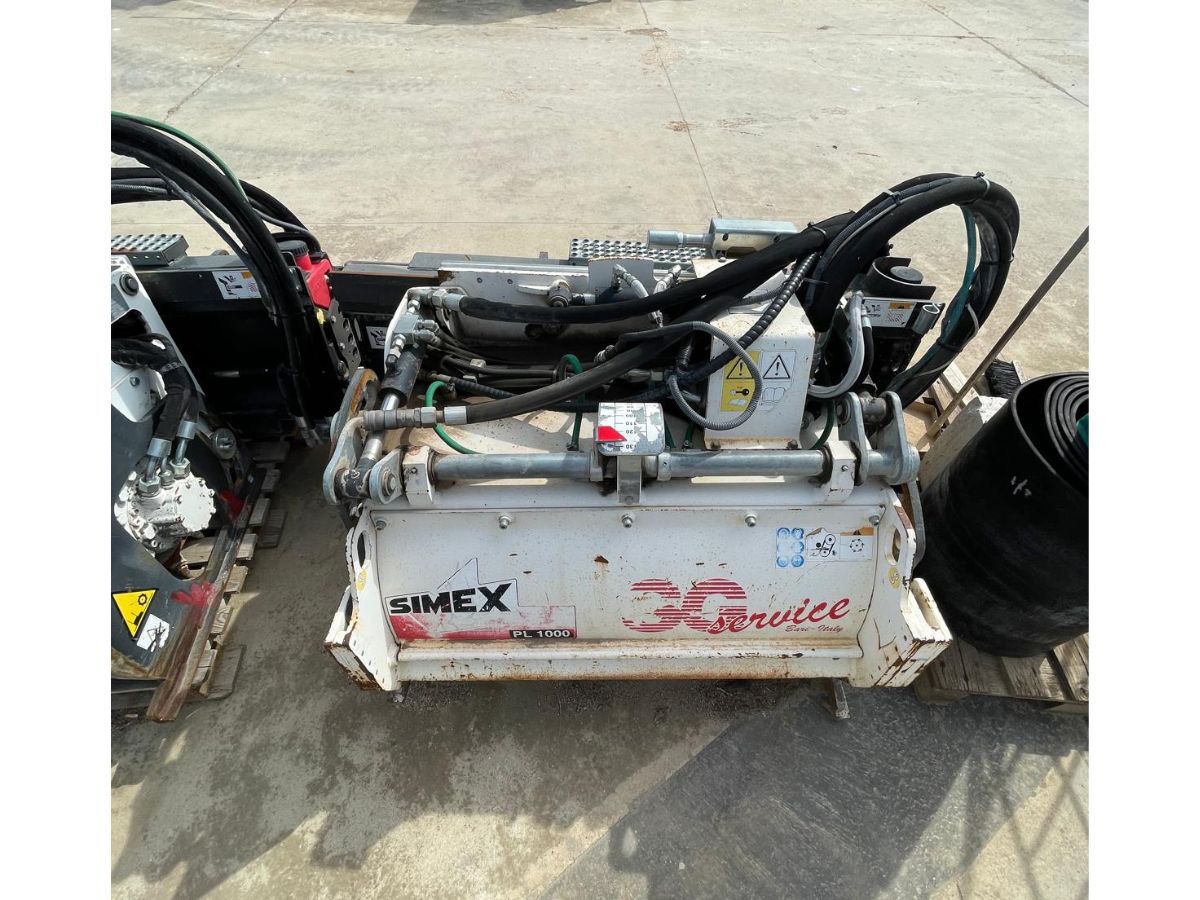FRESATRICE AUTOLIVELLANTE SIMEX PL1000 STD TAMBURO 1000mm COMPLETA TRASLATORE LATERALE IDRAULICO