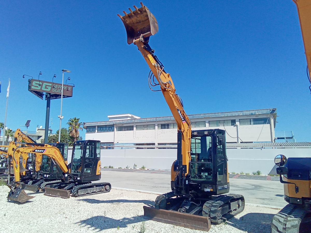MINI ESCAVATORE COMPATTO SANY SY50U