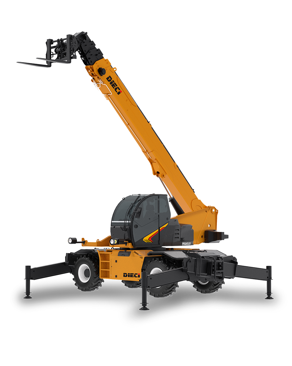 PEGASUS 75.25 SOLLEVATORE TELESCOPICO DIECI ROTANTE 25 MT PORTATA 7.500 KG.