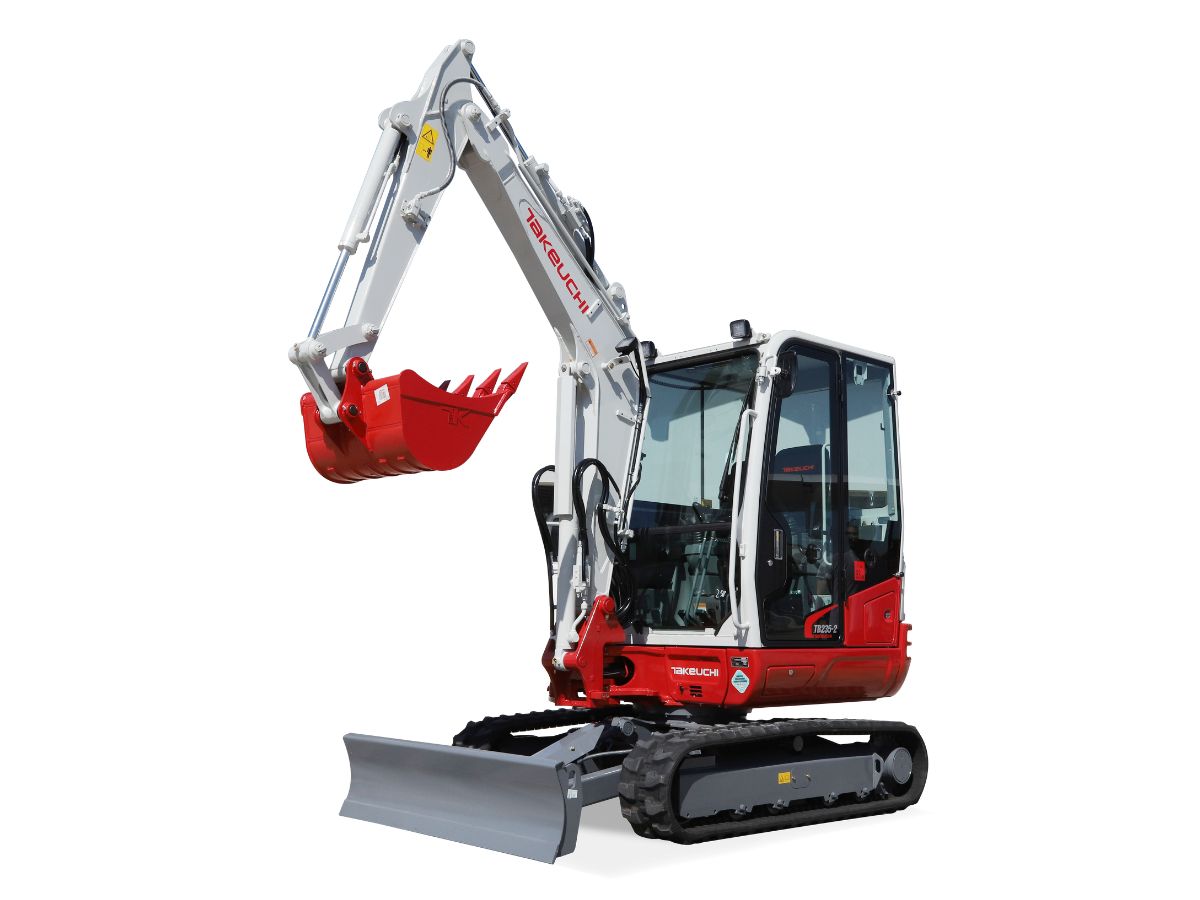 MINI ESCAVATORE TAKEUCHI TB325RCAB EASY CABINA